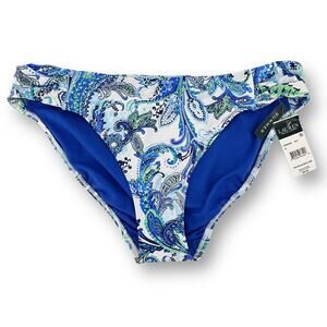Ralph Lauren Floral Paisley Hipster Bikini Bottoms Bathing Swim Suit Size 12